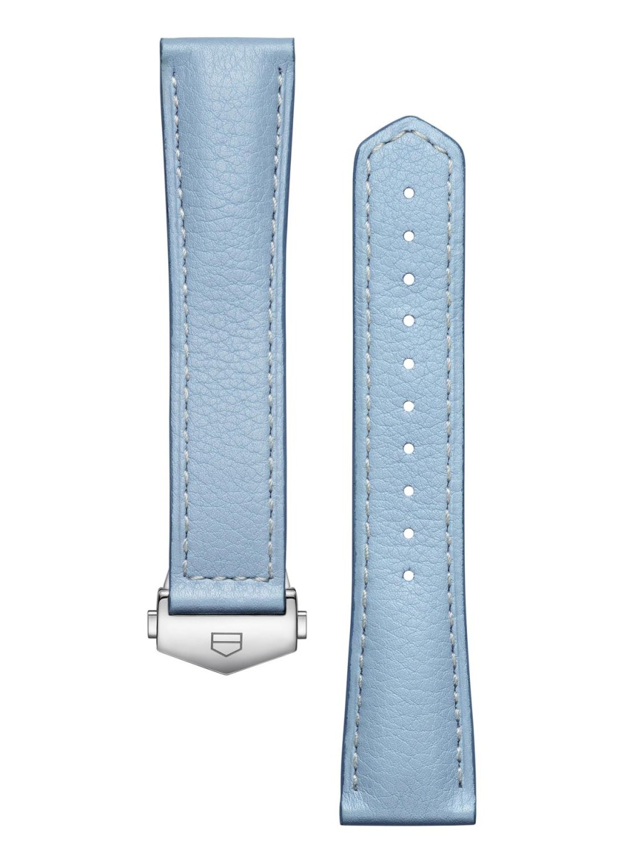 TAG Heuer Accessories | Tag Heuer Carrera 36Mm Baby Blue Leather Strap