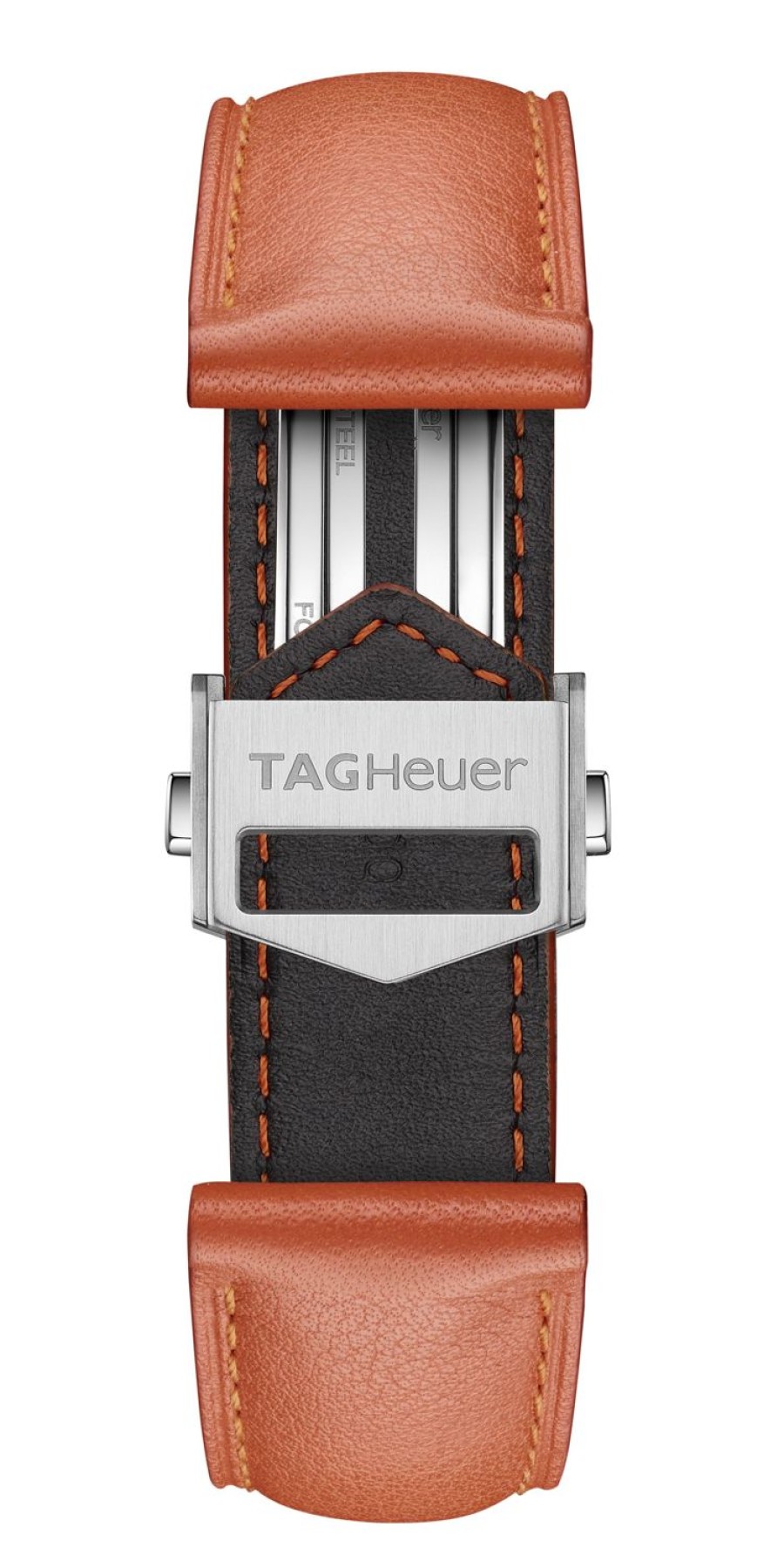 TAG Heuer Accessories | Tag Heuer Carrera 39Mm Orange Leather Strap